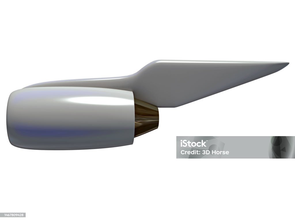 Jet Head Render Aircraft Jet Engine 3d Rendering On White Background Stock Photo ...