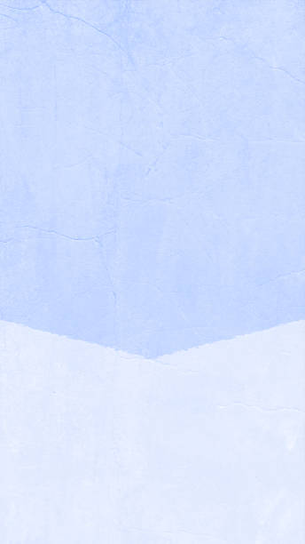 파스텔 스카이 블루 컬러 텍스처 효과 빈 빈 수직 벡터 배경 비어 있고 비어 있고 약간 밝은 그늘 바닥 부분이 있으며 기울어진 선으로 분할되거나 분리되어 v를 만듭니다. - stucco blue wall backgrounds stock illustrations