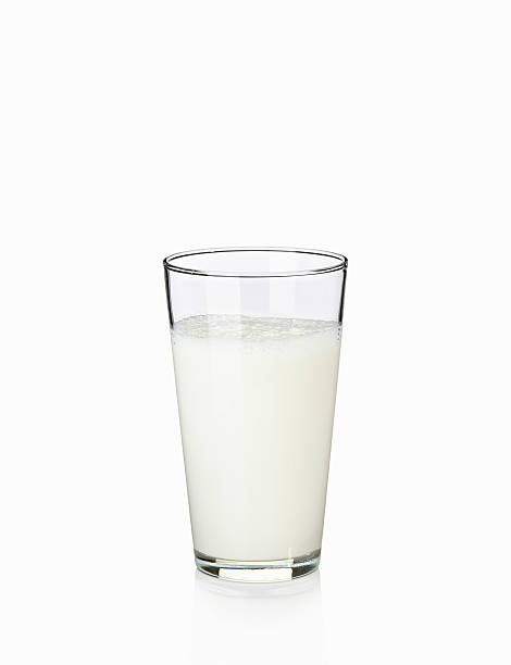 istock Glass filled with freshly poured milk 146781400
