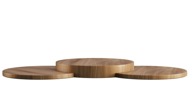 istock Wooden podium 3d illustration 1467814846