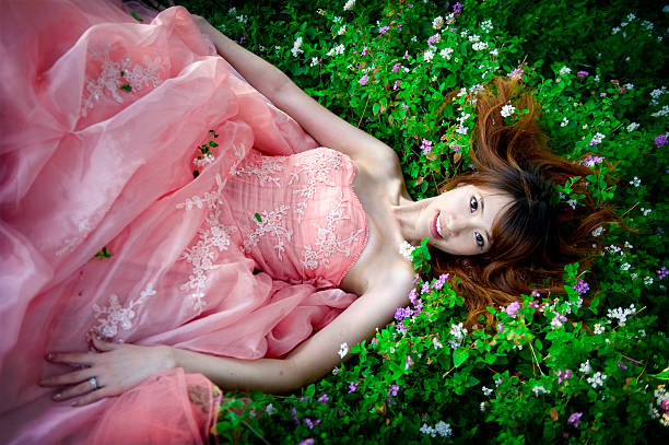 istock In a Bed of Flowers 146781584