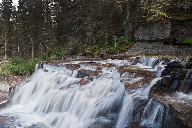 istock Virginia Falls River, Glacier National Park 146781608