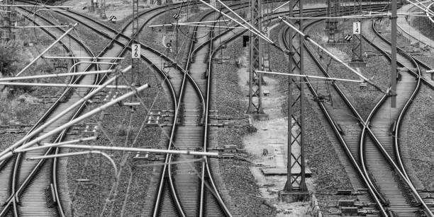 istock High Angle View Of Railroad Tracks 1467825997