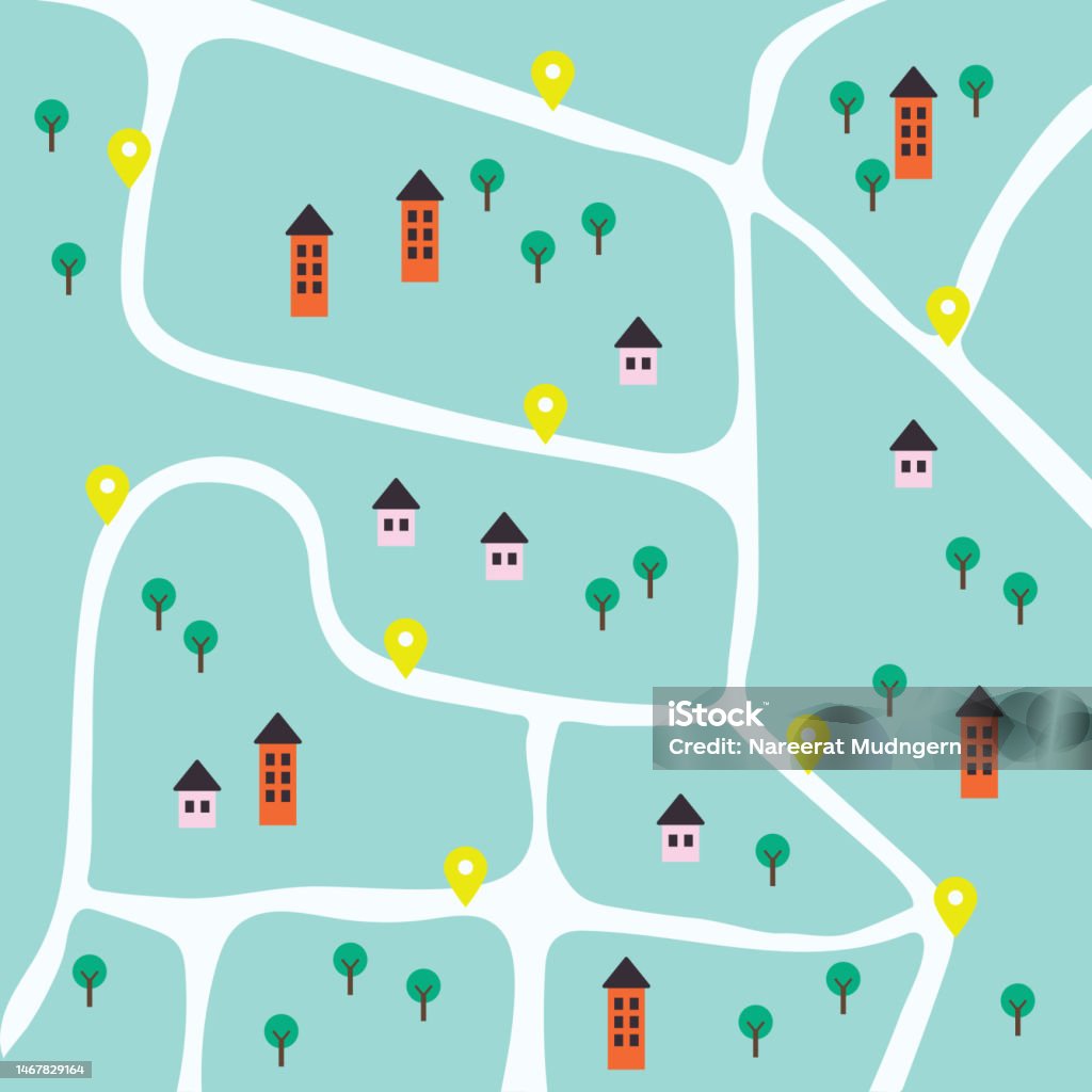 Vector City Maps Vector City Map Stock Illustration - Download Image Now - Cartography ...