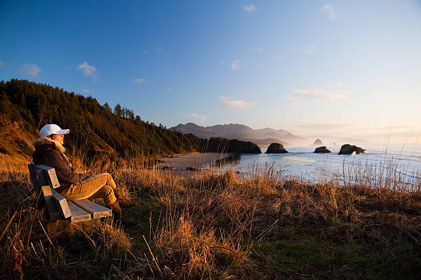 Cannon Beach viewed from Ecola State park