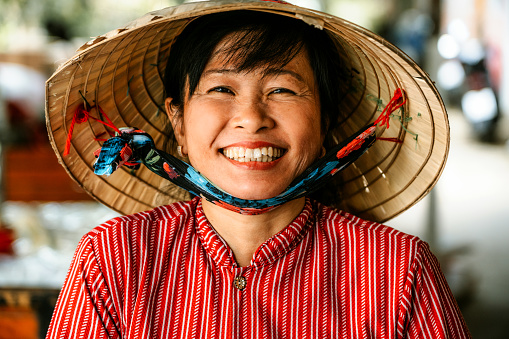 Portrait of Cheerful Vietnamese woman
Mekong Delta, Vietnam