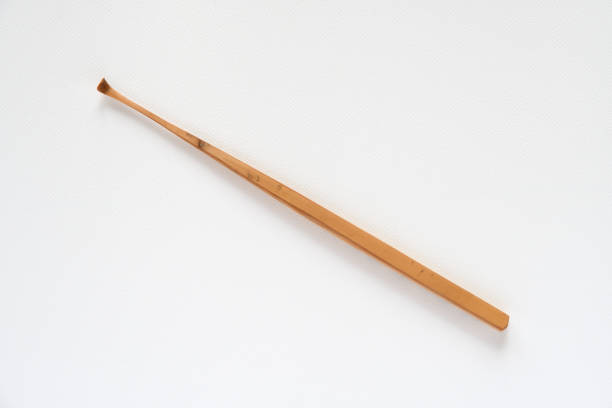 istock Handmade bamboo ear wax remover on white background. 1467833654