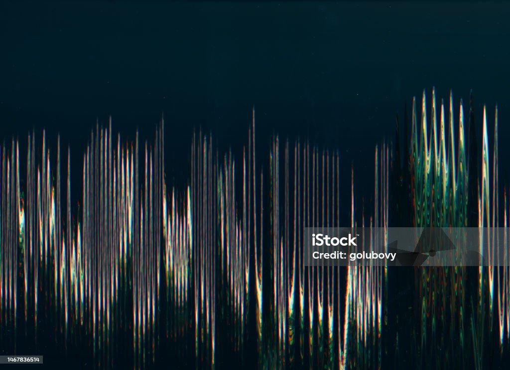 Distorted L Distorted Display System Breakdown Glitch Pattern Stock Photo ...