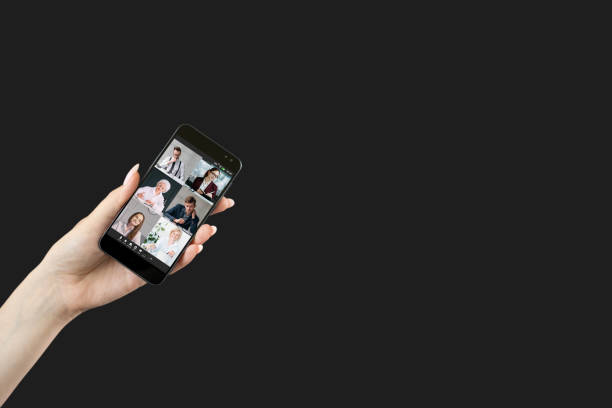 istock digital meeting video chat business team on phone 1467836628