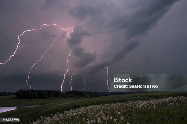 Burza Z Piorunami - zdjęcia stockowe i więcej obrazów Bez ludzi - Bez ludzi, Burza, Burza z piorunami