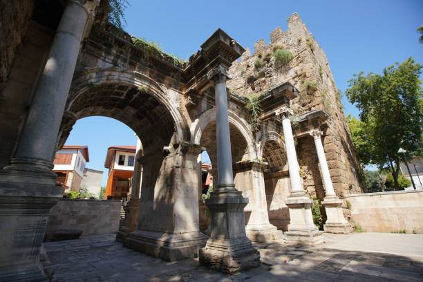 Hadrians Gate in Antalya City, Turkiye