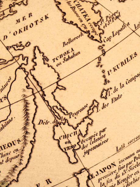 istock Old Map, Sea of Okhotsk 1467848075