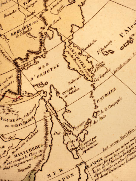 istock Old Map, Sea of Okhotsk 1467848087