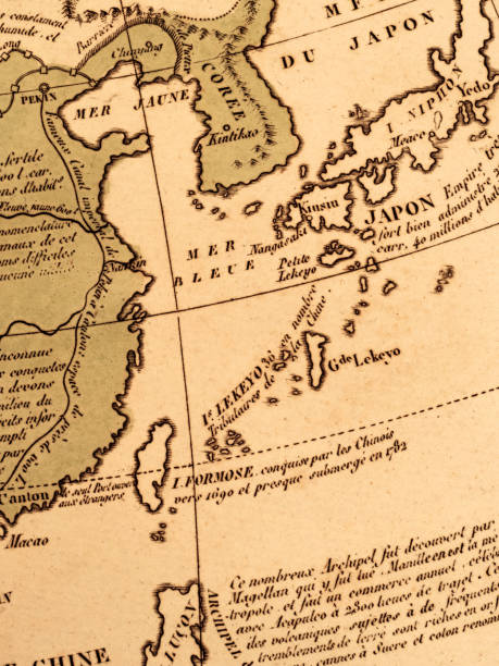 istock Old map, East China Sea 1467848404