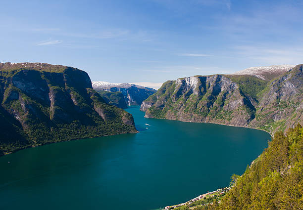 istock Aurlandsfjord in Norway, Aurland 146785517