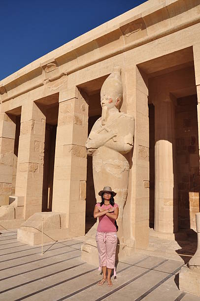 istock Woman next to Mummy 146785636