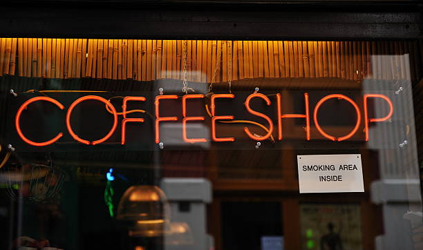 istock Coffee shop in Amsterdam The Netherlands 146785938