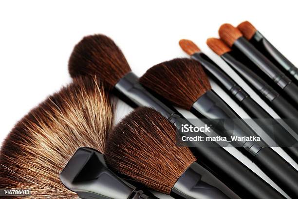 Makeup Pincéis - Fotografias de stock e mais imagens de Acessório - Acessório, Aplicar, Beleza