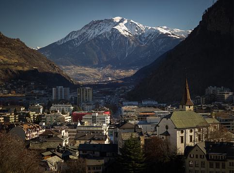 The small mountain town called Visp.