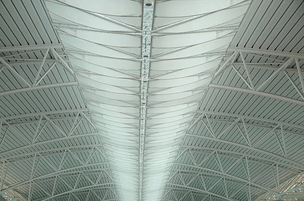 istock Vault airport waitng hall ceiling 146786700
