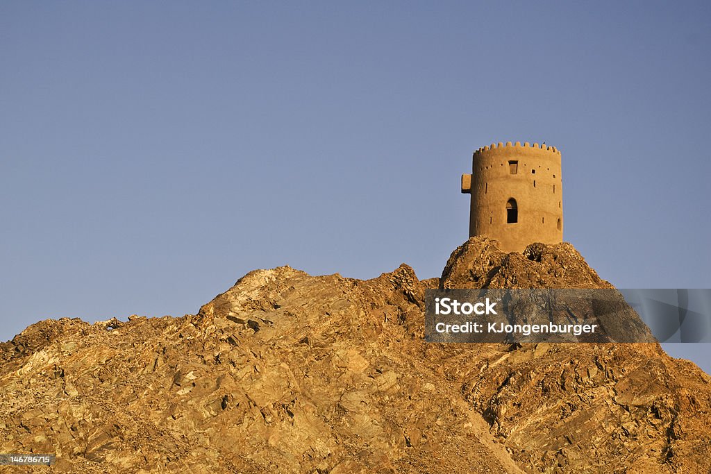 Torre in Oman - Foto stock royalty-free di Ambientazione esterna