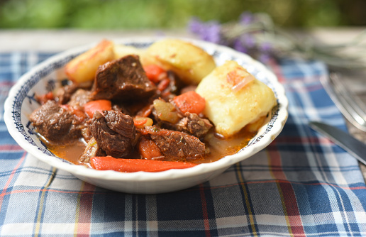 Goulash is a soup or stew of meat