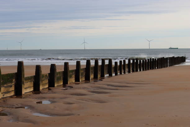 pollution... pipe on a beautiful beach.