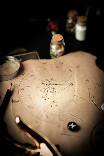 istock Astrological forecast astrology charts 1467870397