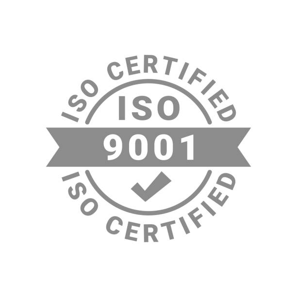 iso認定ベクターラベル - quality certification点のイラスト素材／クリップアート素材／マンガ素材／アイコン素材