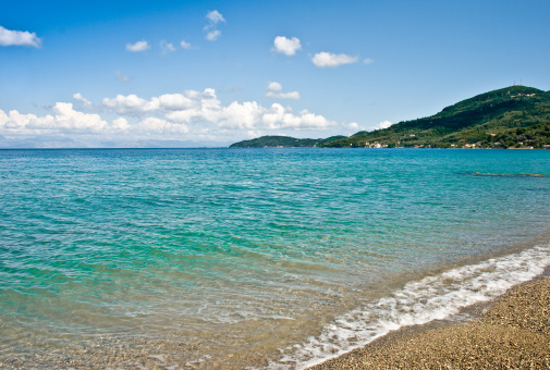 Messonghi beach is one of the most beautiful beaches not to be missed by any tourist visiting the island of Kerkyra, Greece.