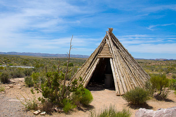 istock dwelling of the native american indian 146787551