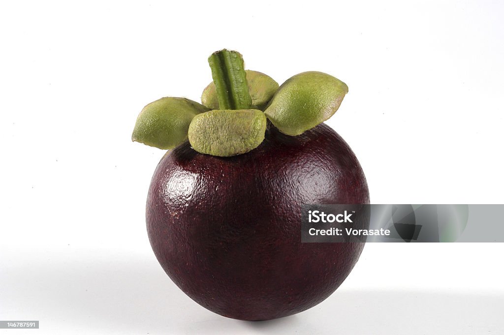 mangosteen fruit Mangosteen fruit on white background Cut Out Stock Photo