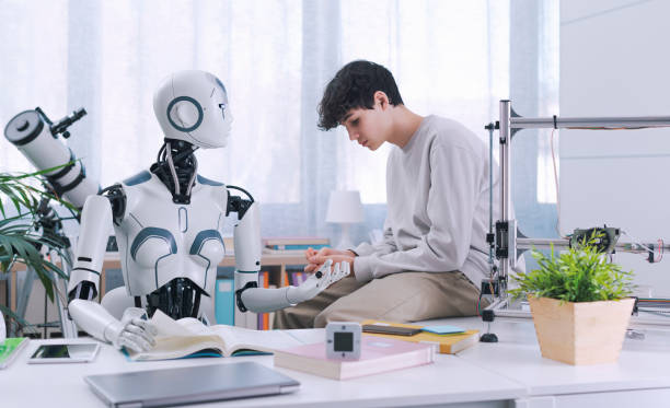 istock A Robot Teacher does not tire of repeating the lesson. 1467878013