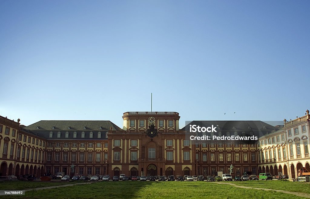 german castle german castle with blue sky Mannheim Stock Photo