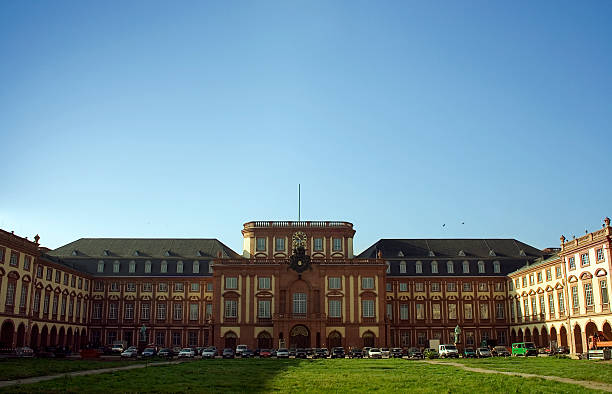 german castle german castle with blue sky mannheim photos stock pictures, royalty-free photos & images