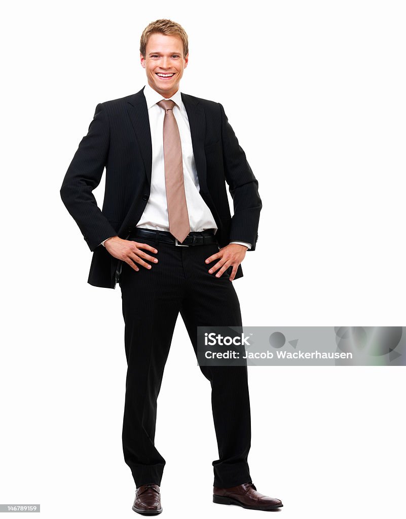 Портрет счастливый молодой бизнесмен - Стоковые фото 20-24 года роялти-фри