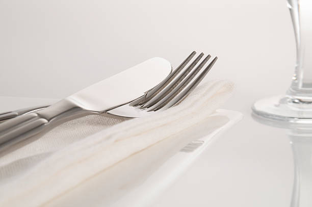 istock cutlery and wine glass 146789485