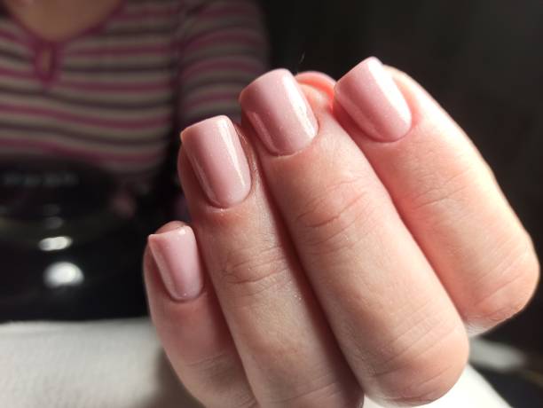 istock Female hands with a beautiful manicure 1467895467