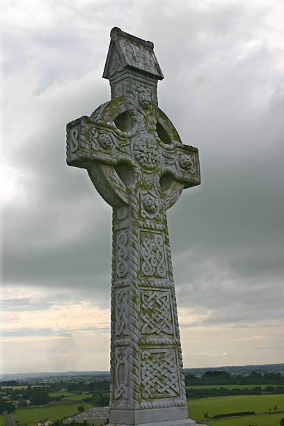 istock Stormy Celtic Standing Cross Ireland 146789690