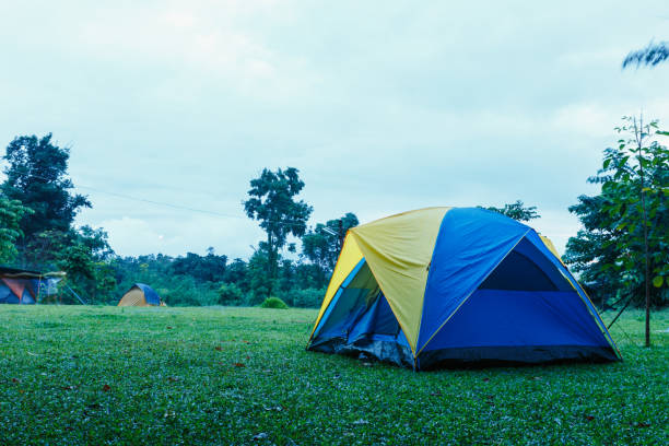 istock Tourist camping tent. 1467902414