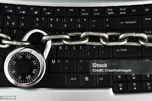 Foto de Bloqueado Teclado e mais fotos de stock de Acessibilidade - Acessibilidade, Cadeado, Computador