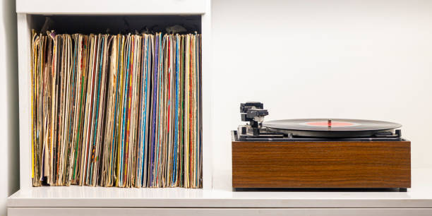 istock Vinyl records. Music background. Copy space. Banner 1467909974