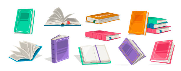 istock Icons of books vector set. Reading, learn and receive education through books set icon 1467911077