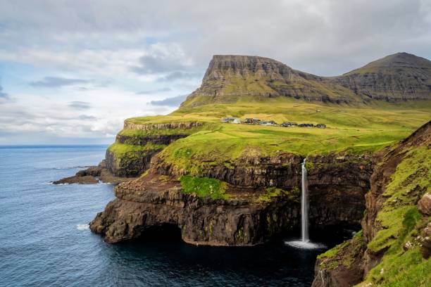 istock Mulafossur waterfall, Vagar, Faroe Island 1467914890