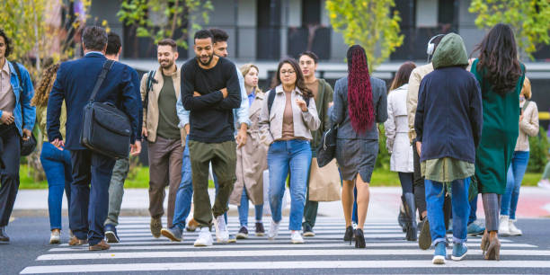 istock Business people walking on street 1467916173