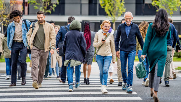 istock Business people walking on street 1467916177