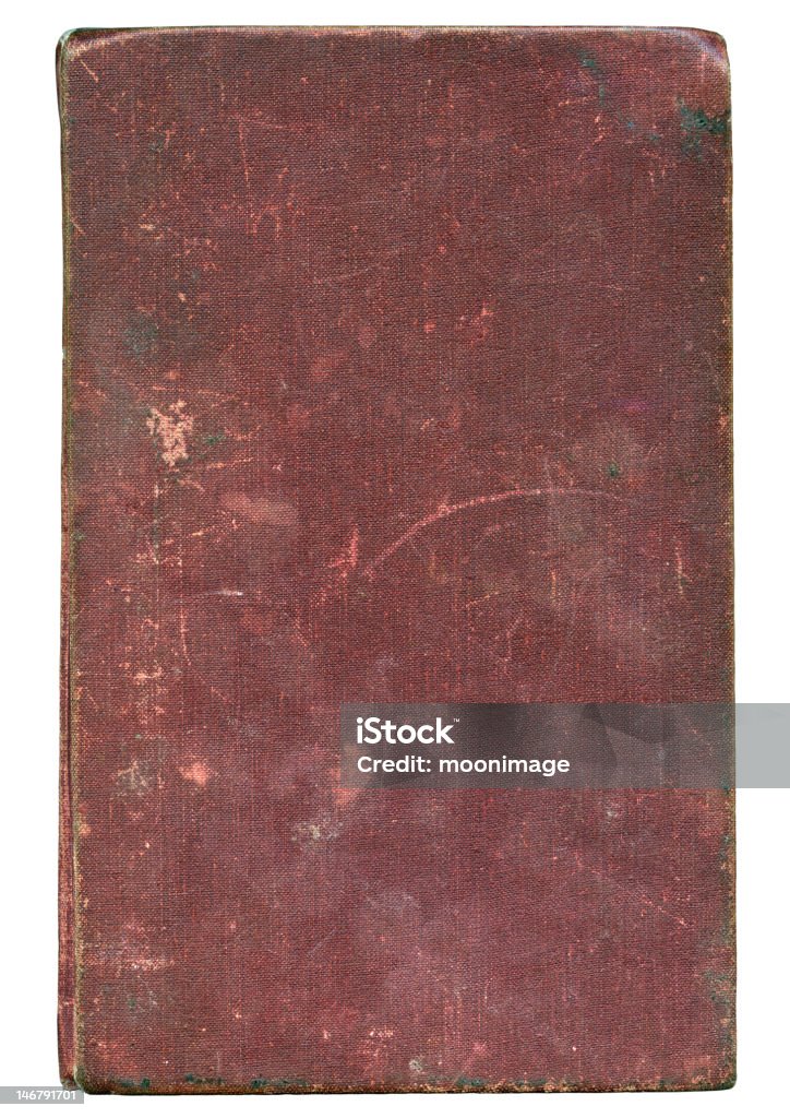 grunge portada de un libro viejo con trazado de recorte - Foto de stock de Anticuado libre de derechos