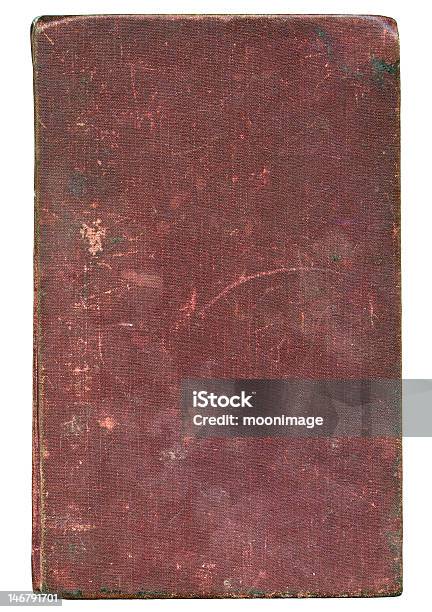 Grunge Portada De Un Libro Viejo Con Trazado De Recorte Foto de stock y más banco de imágenes de Anticuado