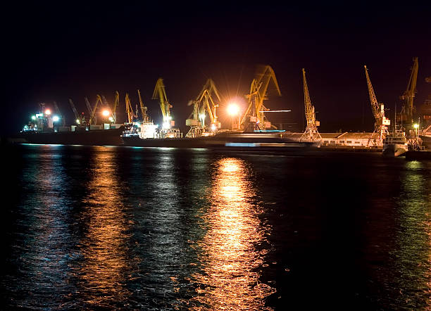 istock Industrial sea port 146791807