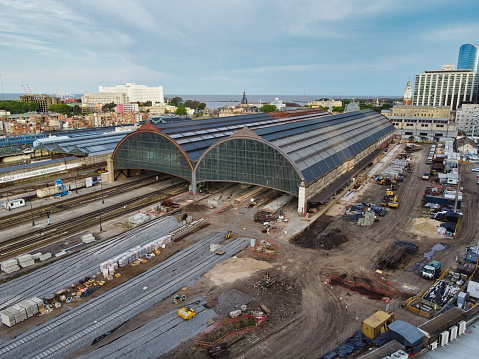 Retiro Mitre station track renovation works